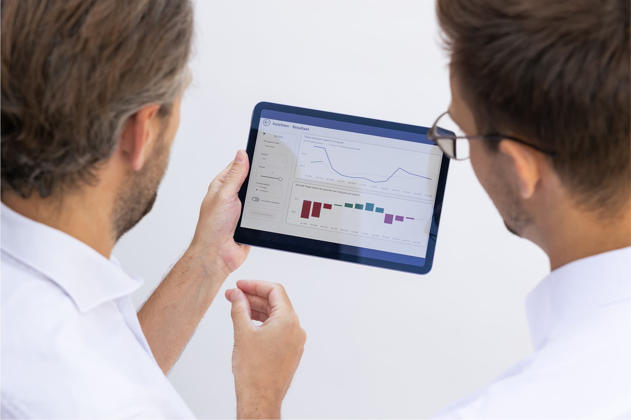 Afbeelding van een dashboard in gebruik op het Watchtower platform